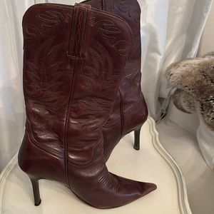 Charlie 1 Horse - Lucchese Brown Leather women’s boots size 7